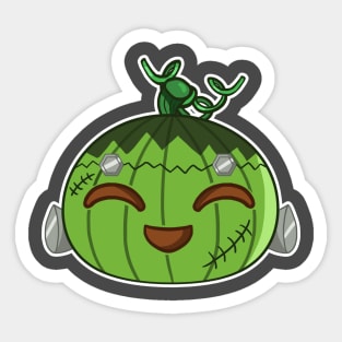 Frankenstein Pumpkin Sticker